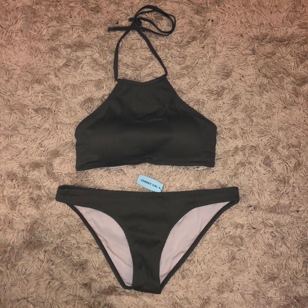 High neck bikini